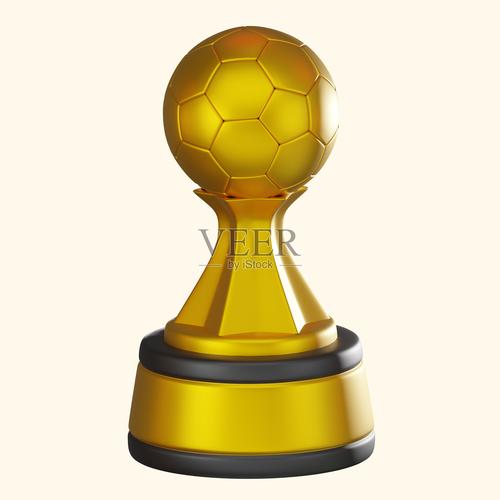 足球冠军奖杯，足球冠军奖杯怎么画？